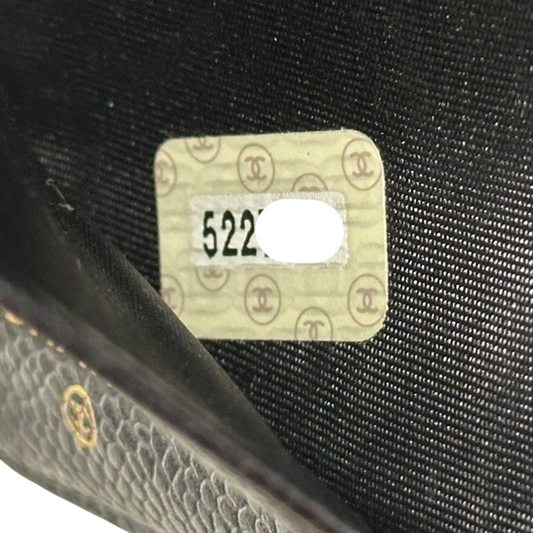 Chanel Agenda Cover CC Logo Leather Black B 6 Hole — view 6