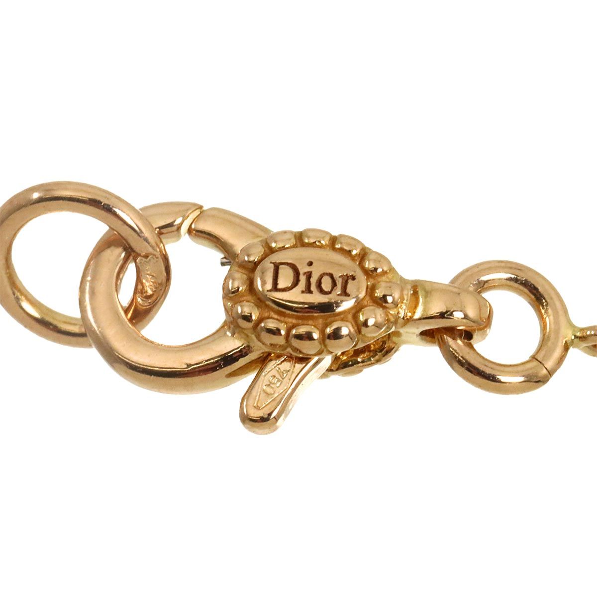 Dior Medallion Onyx Diamond Necklace 18K Pink Gold — view 4