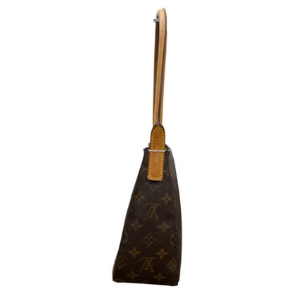 Louis Vuitton Monogram Brown Gold Leather Shoulder Bag — view 3