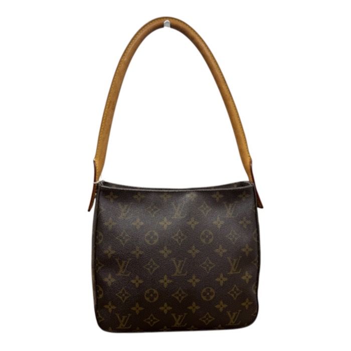Louis Vuitton Monogram Brown Gold Leather Shoulder Bag — view 2
