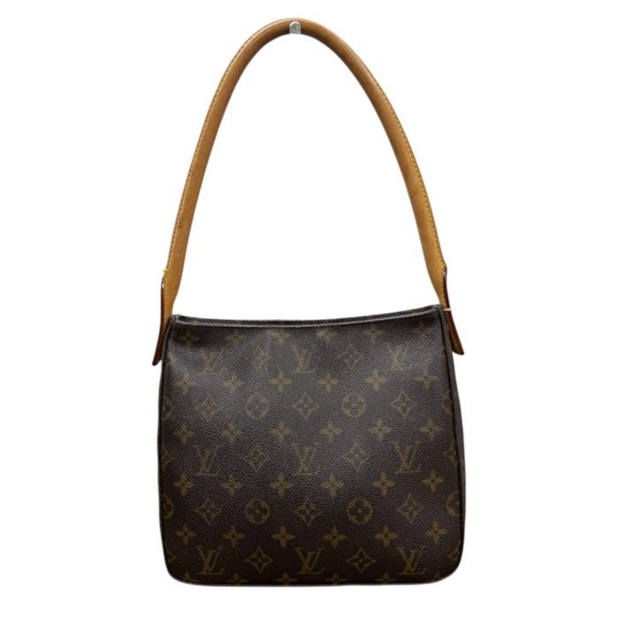 Louis Vuitton Monogram Brown Gold Leather Shoulder Bag