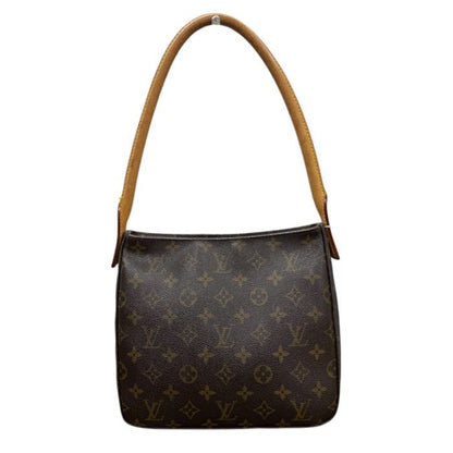 Louis Vuitton Monogram Brown Gold Leather Shoulder Bag
