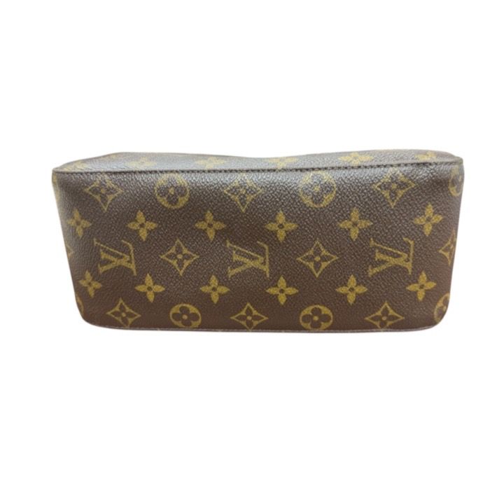 Louis Vuitton Monogram Brown Gold Leather Shoulder Bag — view 5