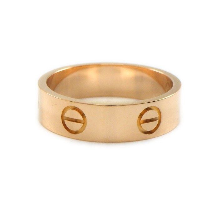 Cartier Ring Love Classic Model MM 18K Pink Gold — view 2