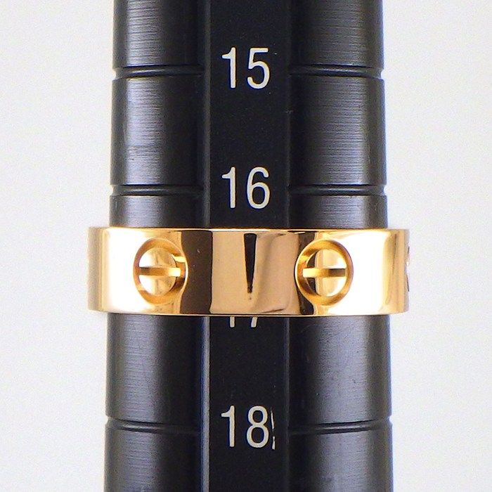 Cartier Ring Love Classic Model MM 18K Pink Gold — view 5