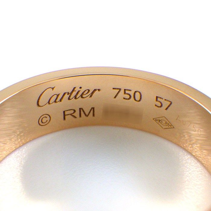 Cartier Ring Love Classic Model MM 18K Pink Gold — view 3