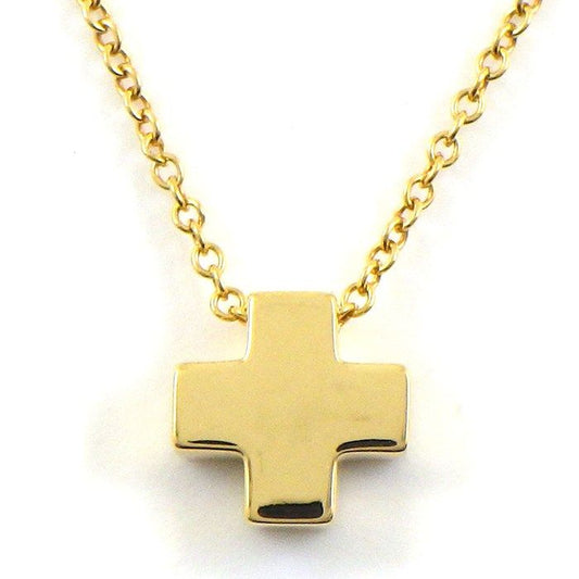 Tiffany & Co Necklace Roman Cross 18K Yellow Gold