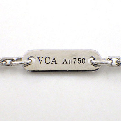 Van Cleef & Arpels Necklace Sweet Alhambra Diamond Total 18K White Gold — view 5
