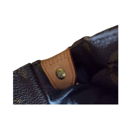 Louis Vuitton Monogram Brown Gold Leather Tote Bag — view 5