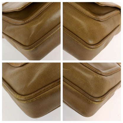 Gucci Vintage Gucci Horsebit Brown Gold Leather Suede Shoulder Bag — view 3