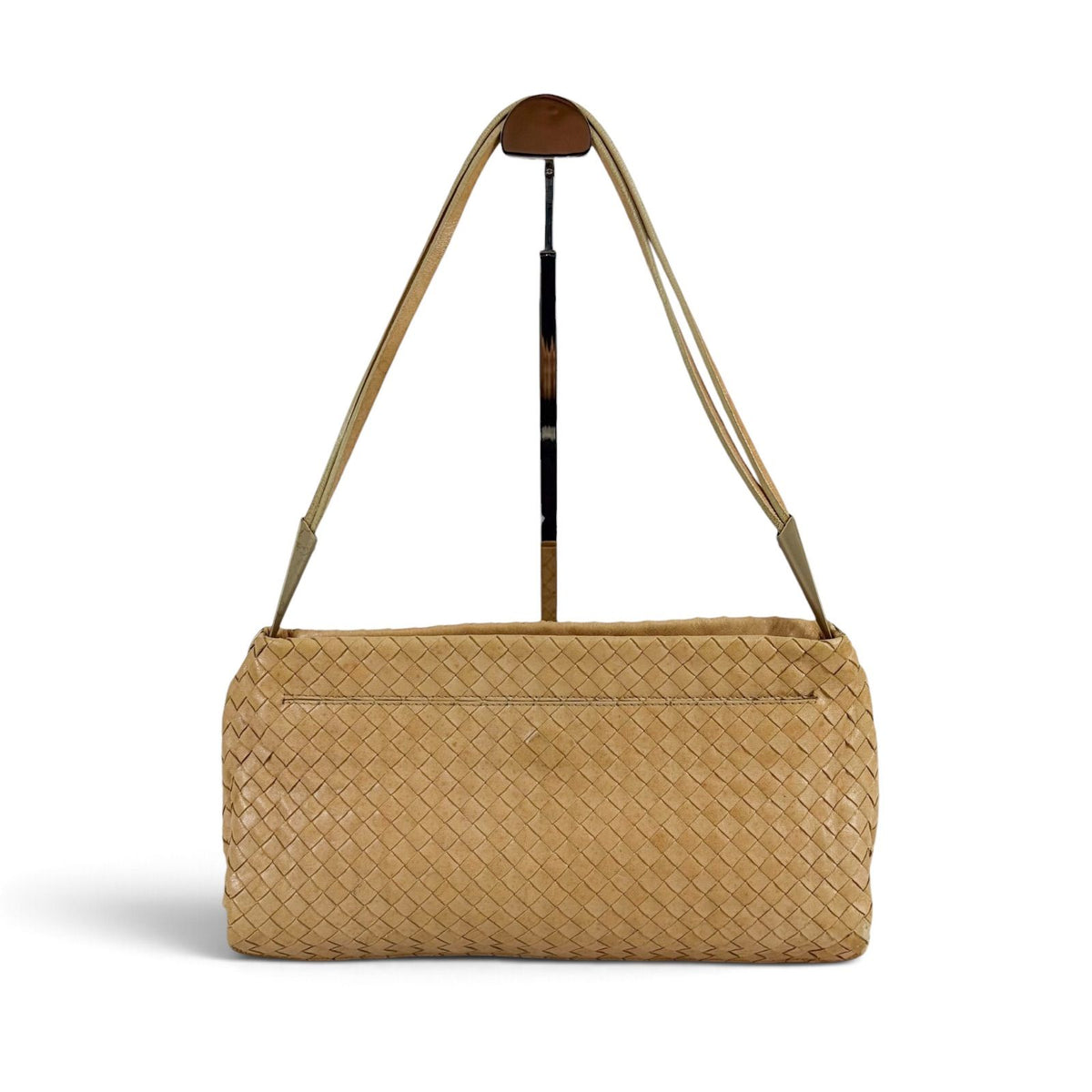 Bottega Veneta Intrecciato Leather Hobo Beige — view 2
