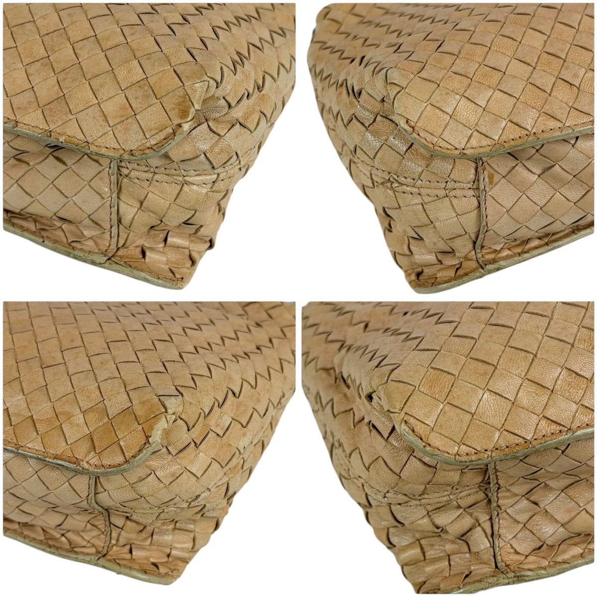 Bottega Veneta Intrecciato Leather Hobo Beige — view 5