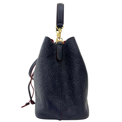 Louis Vuitton Neo Noe MM Monogram Empreinte Shoulder Bag Navy — view 5