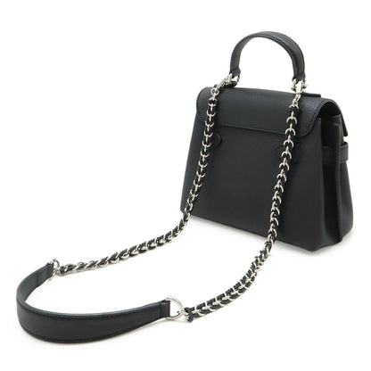 Louis Vuitton Lockme Ever Mini 2-Way Shoulder Bag Soft Calfskin Noir Black — view 2