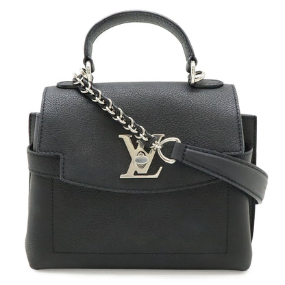 Louis Vuitton Lockme Ever Mini 2-Way Shoulder Bag Soft Calfskin Noir Black