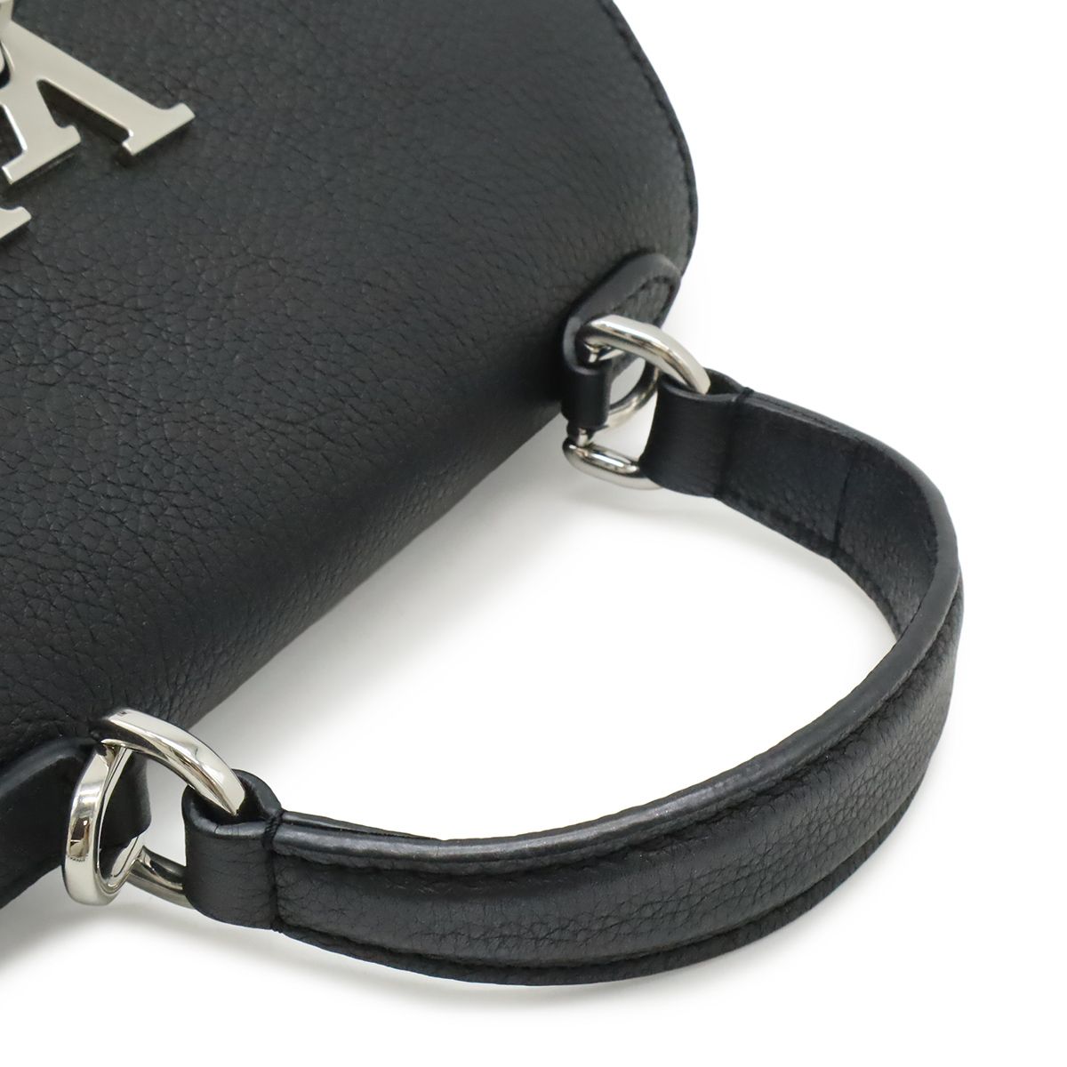 Louis Vuitton Lockme Ever Mini 2-Way Shoulder Bag Soft Calfskin Noir Black — view 6