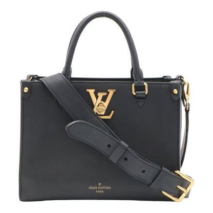 Louis Vuitton Lockme Lock & Go 2-Way Shoulder Bag Black