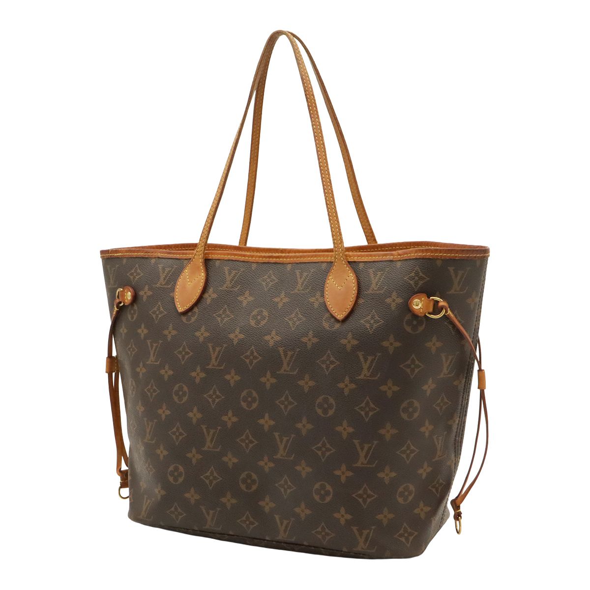 Louis Vuitton Monogram Neverfull MM Tote Bag Shoulder Cerise Red — view 2