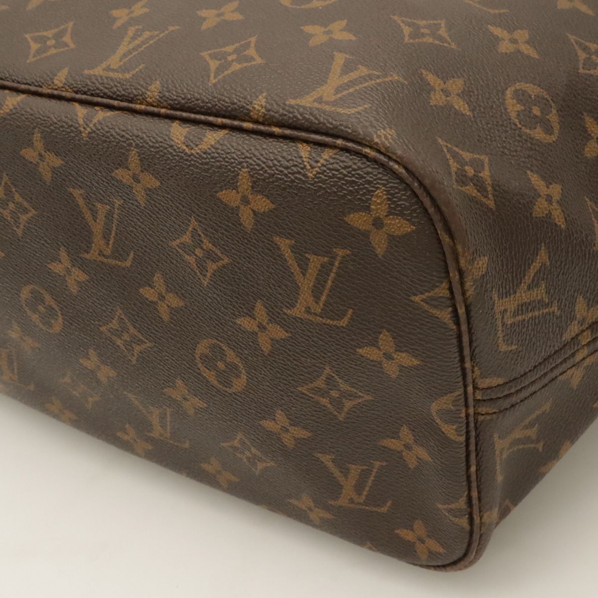 Louis Vuitton Monogram Neverfull MM Tote Bag Shoulder Cerise Red — view 3