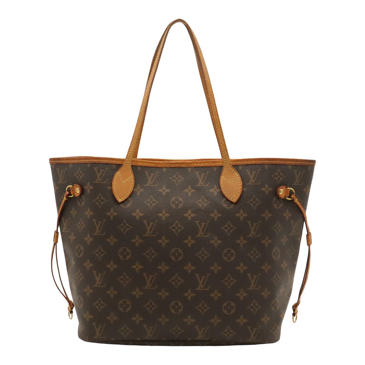 Louis Vuitton Monogram Neverfull MM Tote Bag Shoulder Cerise Red