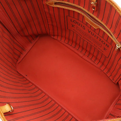Louis Vuitton Monogram Neverfull MM Tote Bag Shoulder Cerise Red — view 7