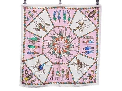 Hermes Scarf Carre 90 L'armee Imperiale Russe Russian Military Museum Ivory