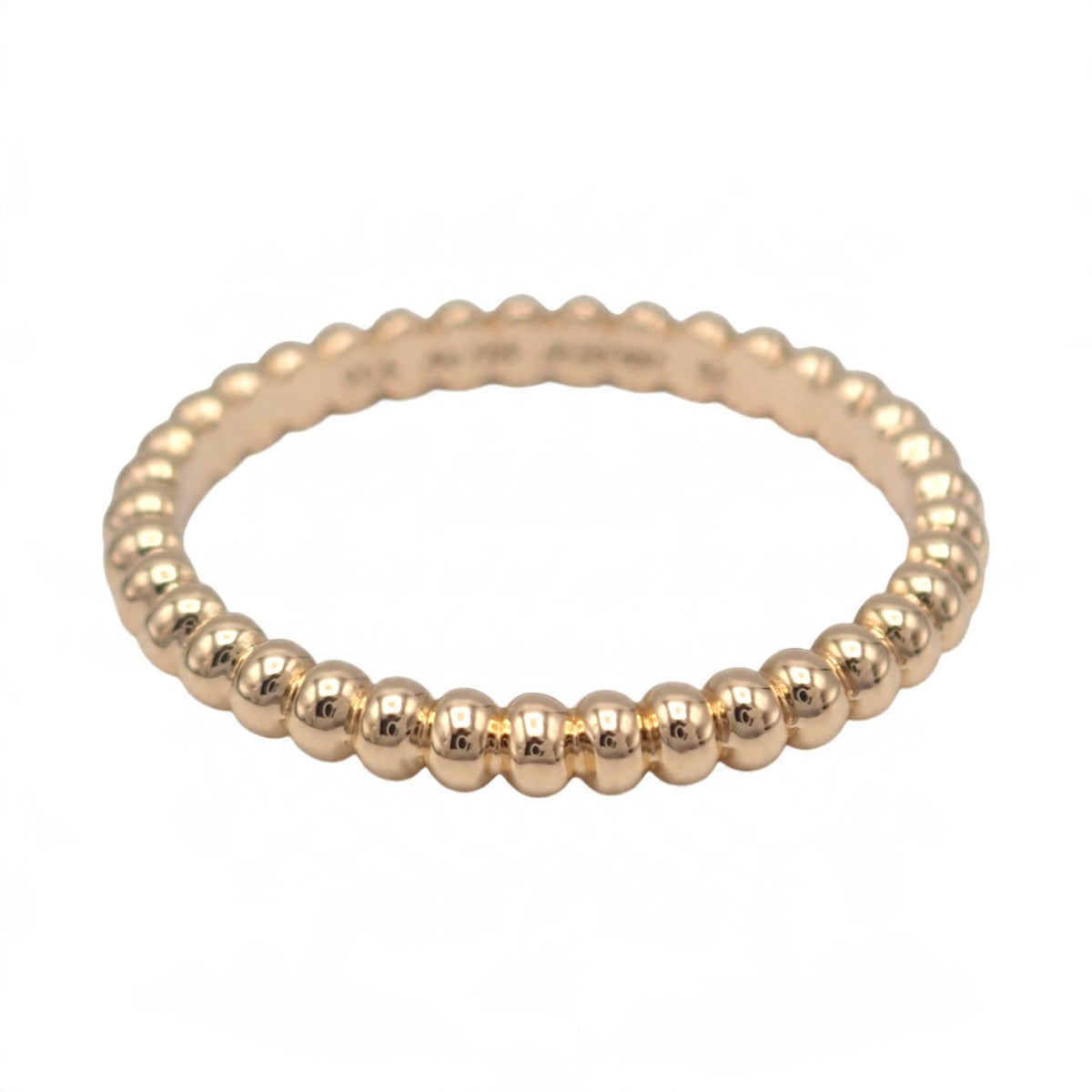Van Cleef & Arpels Perlee Gold Pearl Small 52 Ring 18K Yellow Genus — view 2