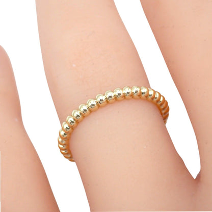 Van Cleef & Arpels Perlee Gold Pearl Small 52 Ring 18K Yellow Genus — view 8
