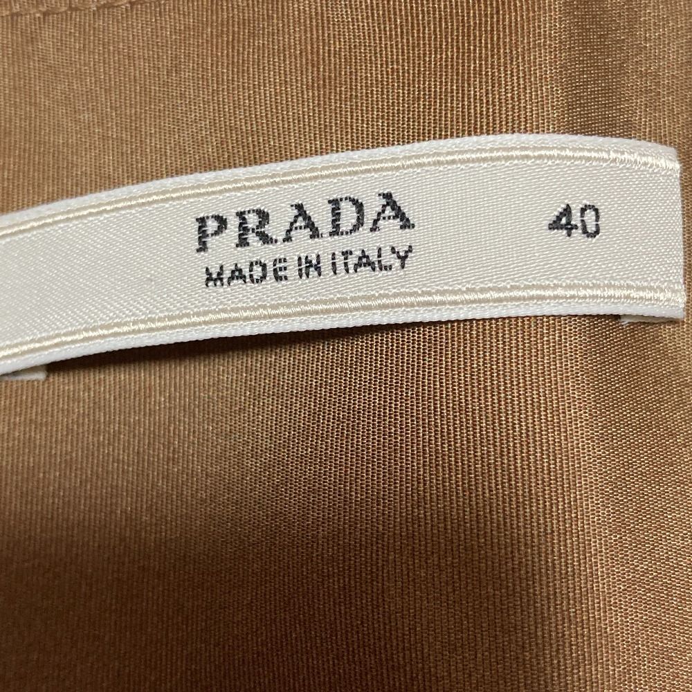 Prada Blur Leopard Print Silk Flare Skirt Beige Brown Spring Summer Fall 40 — view 7