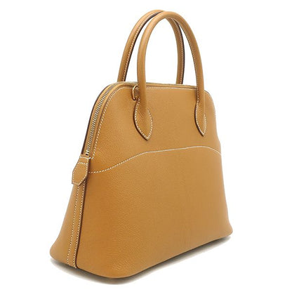 Hermes 2-Way Bag Bolide 31 Chevre Natural Sable Gold Key Cade — view 2