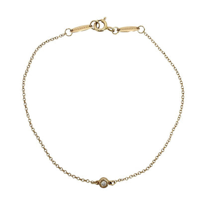 Tiffany & Co Bracelet Elsa Peretti by the Yard 18K Pink Gold Diamond