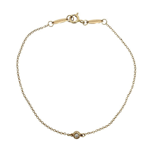Tiffany & Co Bracelet Elsa Peretti by the Yard 18K Pink Gold Diamond