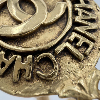 Chanel Necklace CC Logo Long Gold Plated — view 8