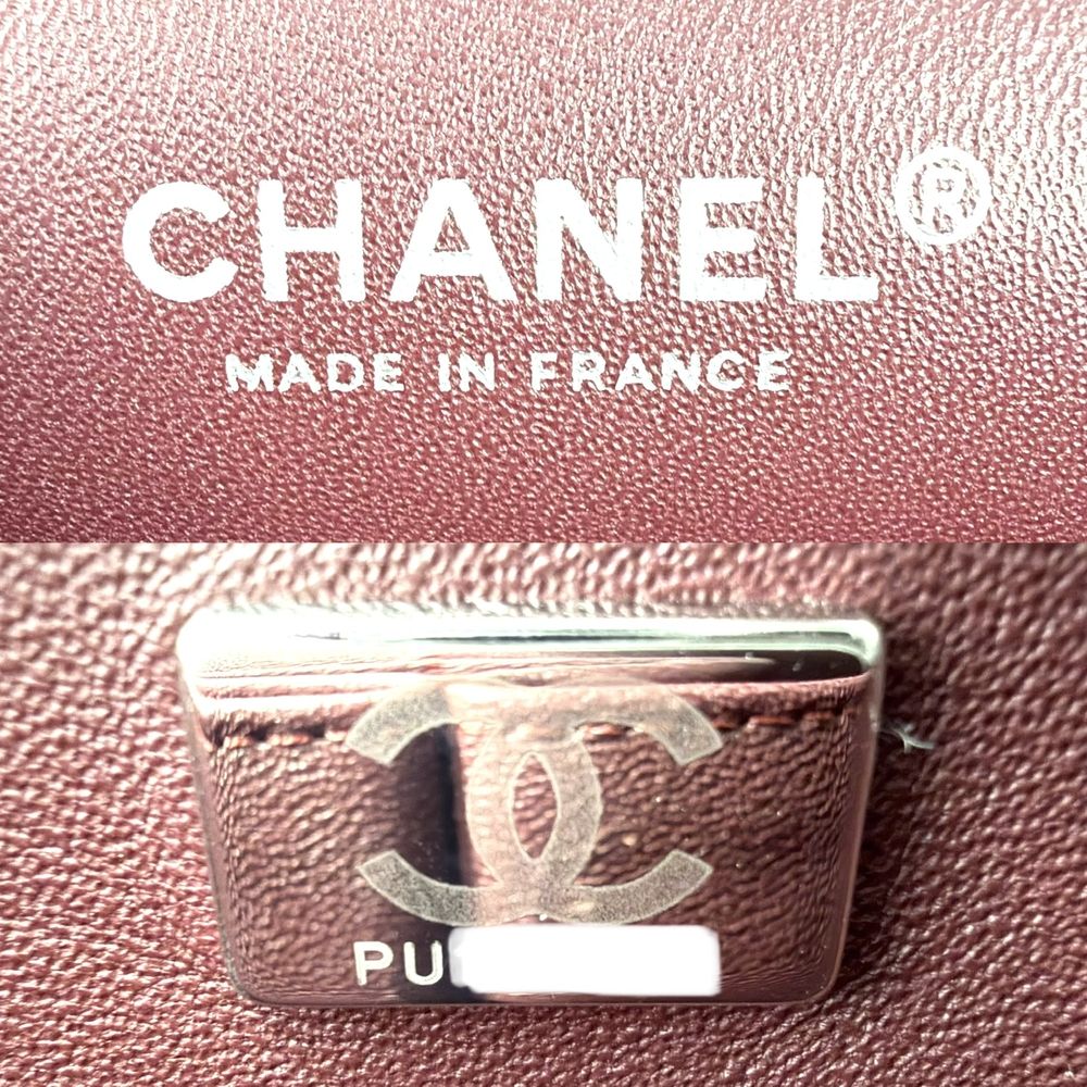 Chanel Shoulder Bag Quilted 25 Double Chain Flap Crossbody CC Logo Turnlock — view 6