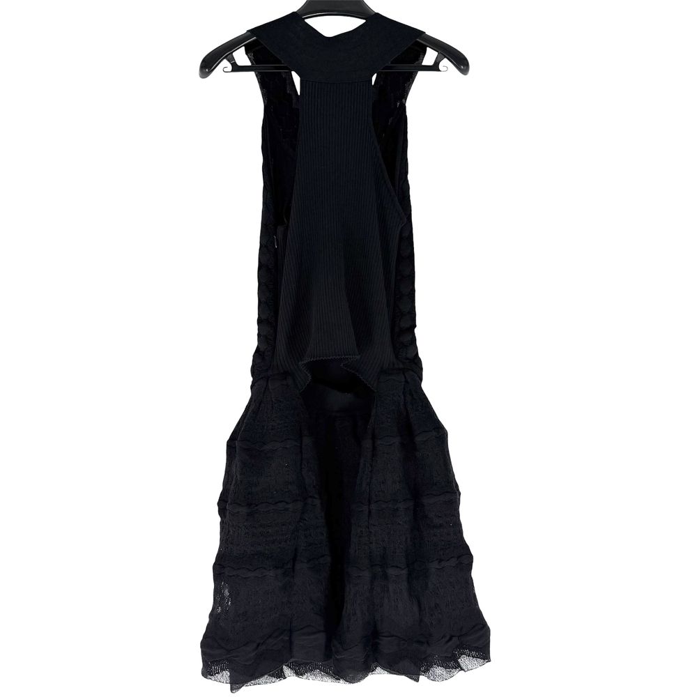 Chanel Dress Sleeveless CC Logo Black Spring Summer 36 — view 2