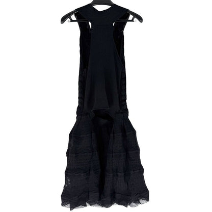 Chanel Dress Sleeveless CC Logo Black Spring Summer 36 — view 2