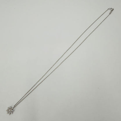 Tiffany & Co Necklace Daisy Pendant 18K White Gold Diamond — view 5