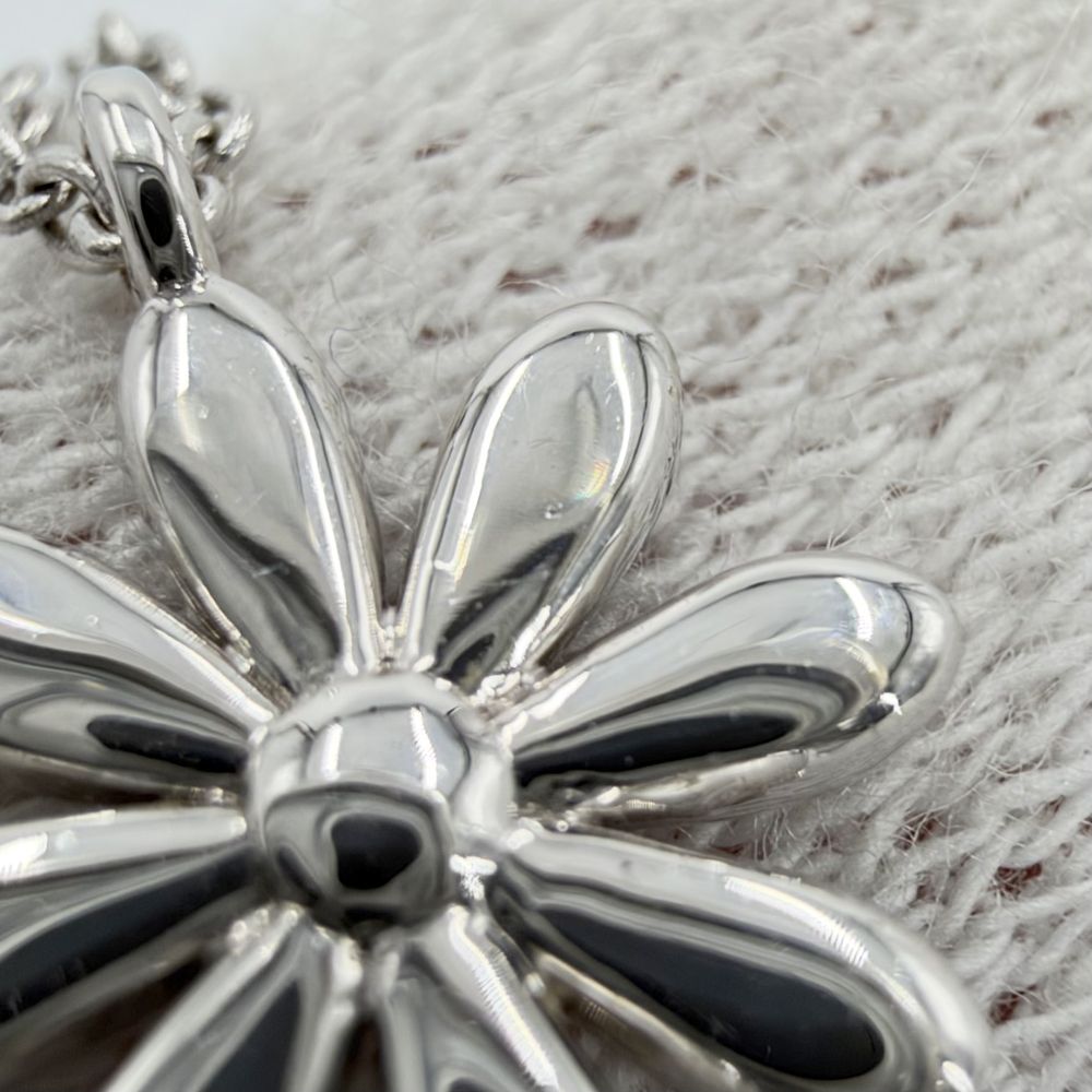 Tiffany & Co Necklace Daisy Pendant 18K White Gold Diamond — view 6