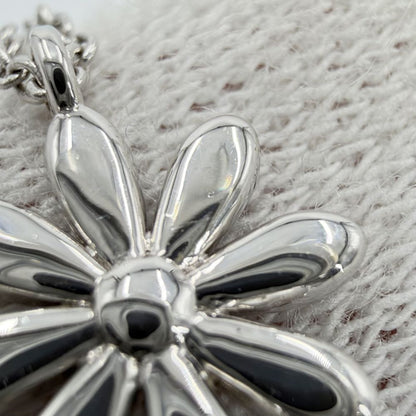 Tiffany & Co Necklace Daisy Pendant 18K White Gold Diamond — view 6