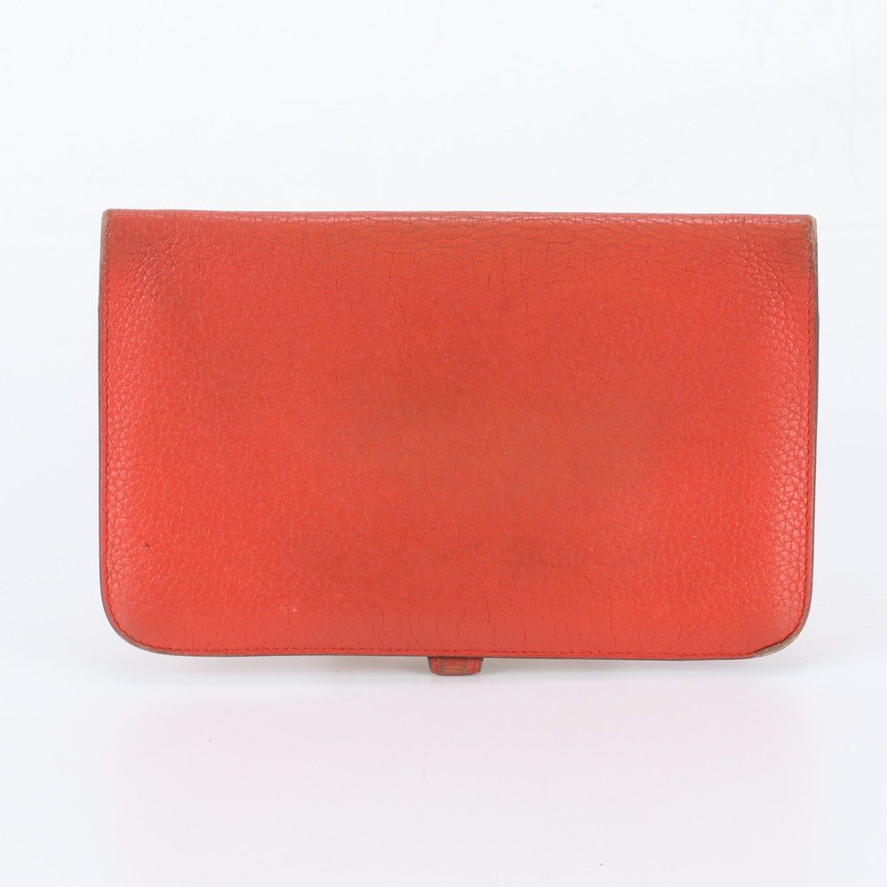 Hermes Dogon Duo GM Leather Wallet Coin Purse — view 3