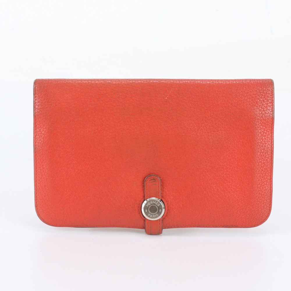 Hermes Dogon Duo GM Leather Wallet Coin Purse — view 2