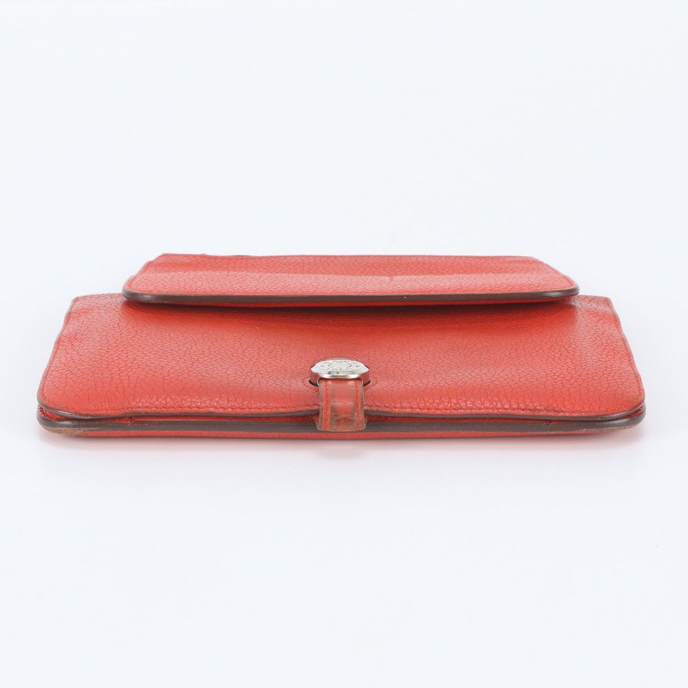Hermes Dogon Duo GM Leather Wallet Coin Purse — view 6