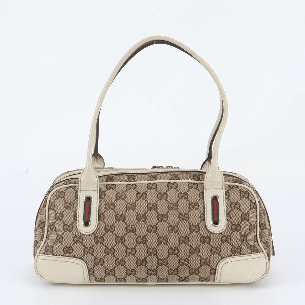 Gucci GG Canvas Princy Leather Tote Bag Shoulder — view 3