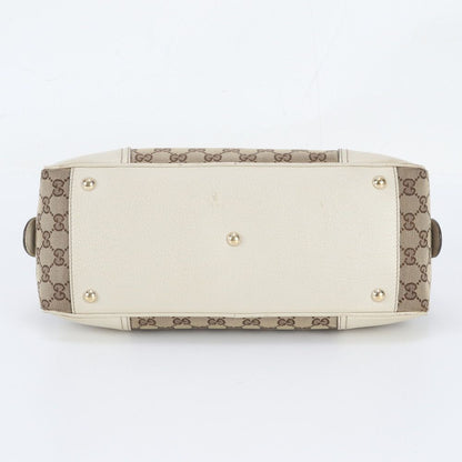Gucci GG Canvas Princy Leather Tote Bag Shoulder — view 6