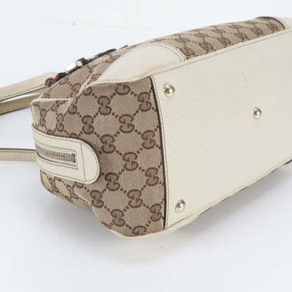 Gucci GG Canvas Princy Leather Tote Bag Shoulder — view 5