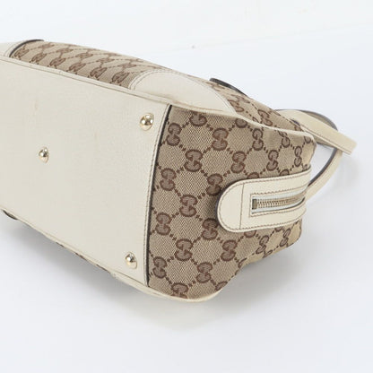 Gucci GG Canvas Princy Leather Tote Bag Shoulder — view 4