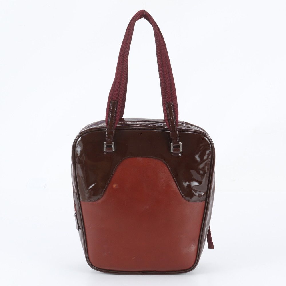 Prada Leather Tote Bag Shoulder — view 3