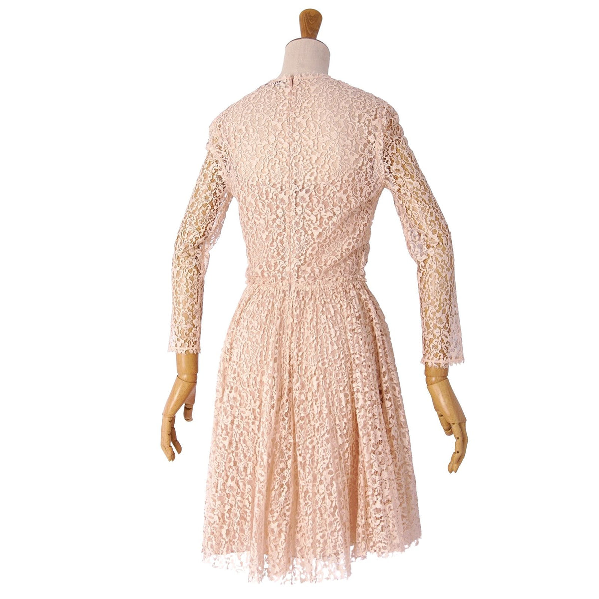 Dior Dress Lace Silk All Mini Length Pink US 2 — view 4