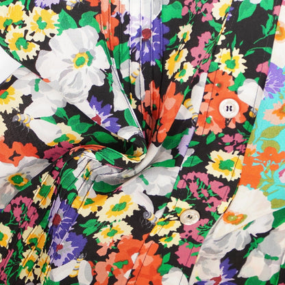 Gucci Shirt Blouse Ribbon Long Sleeve All Over Print Top Silk Multicolor 38 — view 6