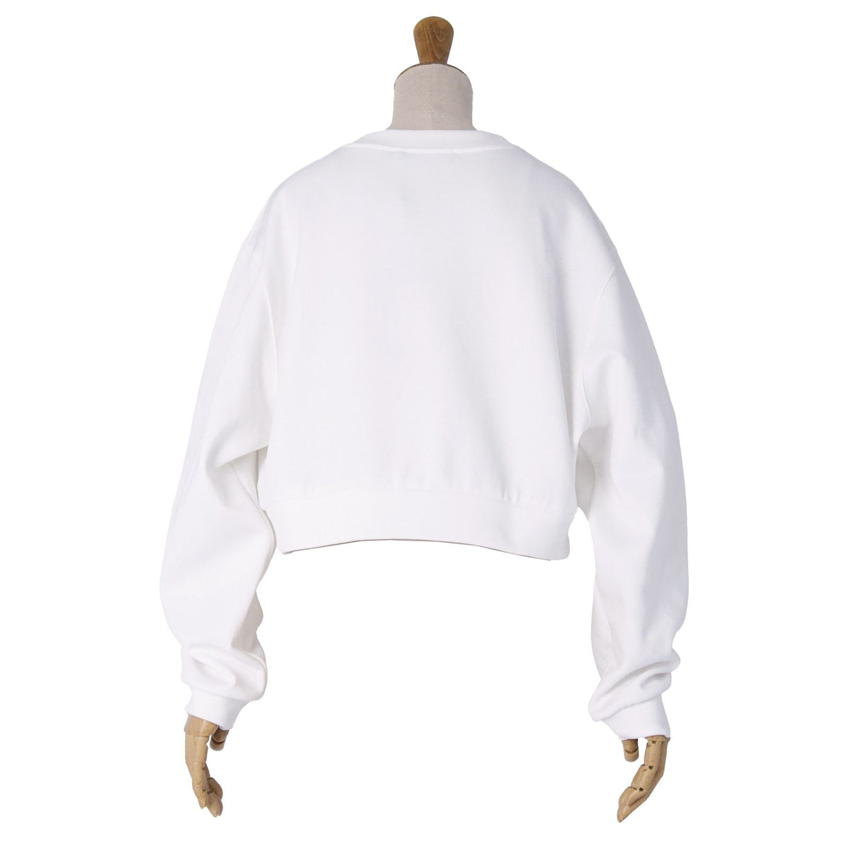 Dolce & Gabbana Sweatshirt Long Sleeve DG Logo Top Cotton White 36 — view 5